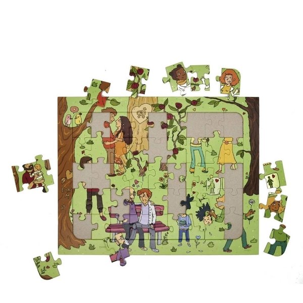 Puzzle 45-Teile " für die Vielfalt"